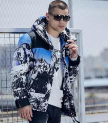 Winter Fashion Streetwear Stylish Colorful Thicker Cotton Men Coat Thicker Down Coat
