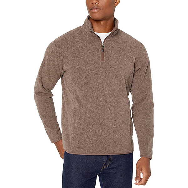 Men's Quarter-Zip Polar Fleece Jacket