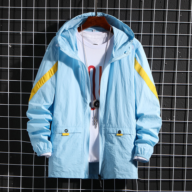 Autumn jacket men's fashion casual sun protection clothing fashion youth jacket