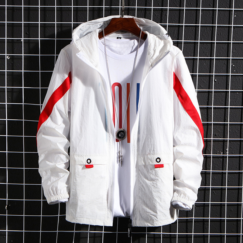 Autumn jacket men's fashion casual sun protection clothing fashion youth jacket