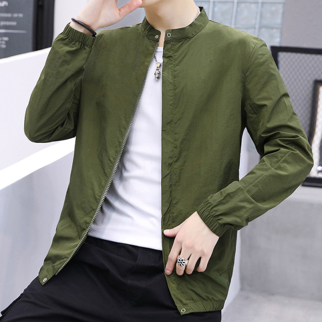 Sun Protection Clothing Men'S Thin Jacket Trendy Clothes Handsome Windbreaker Men'S Coat