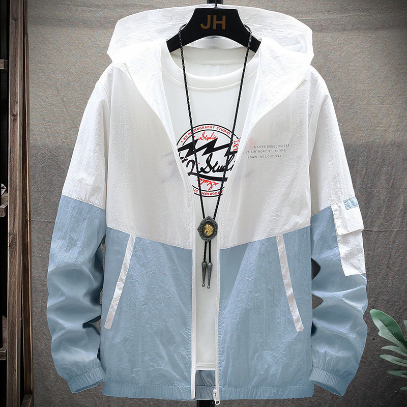 Autumn jacket men's fashion casual sun protection clothing fashion youth jacket
