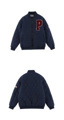 2021 autumn and winter new retro loose varsity jacket baseball uniform cotton coat