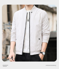 New men's jacket trend youth casual jacket autumn and winter stand collar baseball uniform