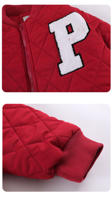 2021 autumn and winter new retro loose varsity jacket baseball uniform cotton coat