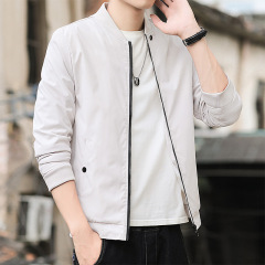New men's jacket trend youth casual jacket autumn and winter stand collar baseball uniform