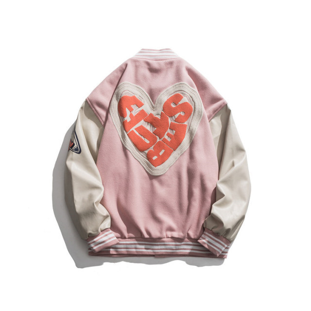 Custom High Quality Fashion Varsity Jacket Wholesale Baseball Jackets Black Patchwork Letterman Varsity Bomber Jacket