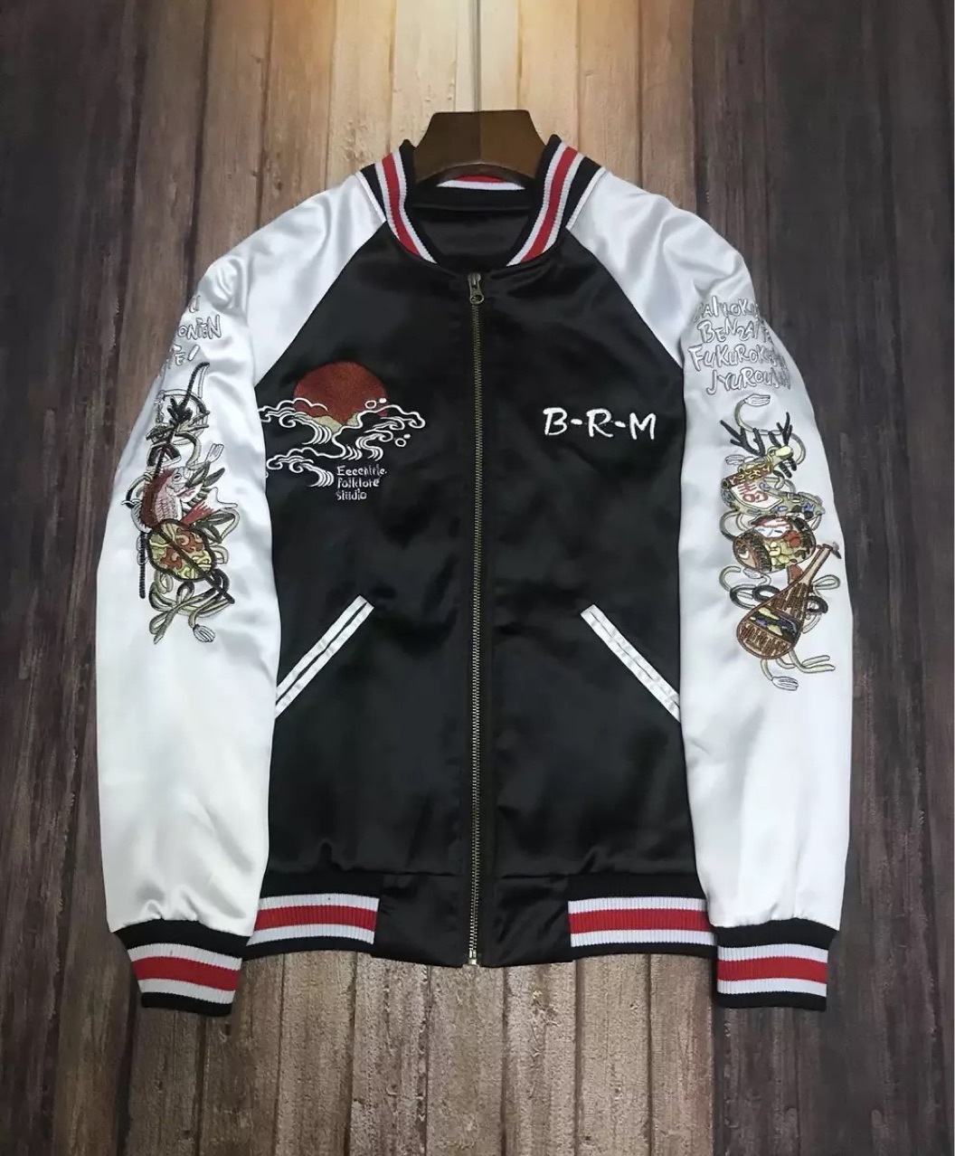 Spring And Autumn Cotton Casual Zipper Plus Fertilizer To Increase Zipper Pocket Jacket