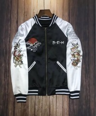 Spring And Autumn Cotton Casual Zipper Plus Fertilizer To Increase Zipper Pocket Jacket