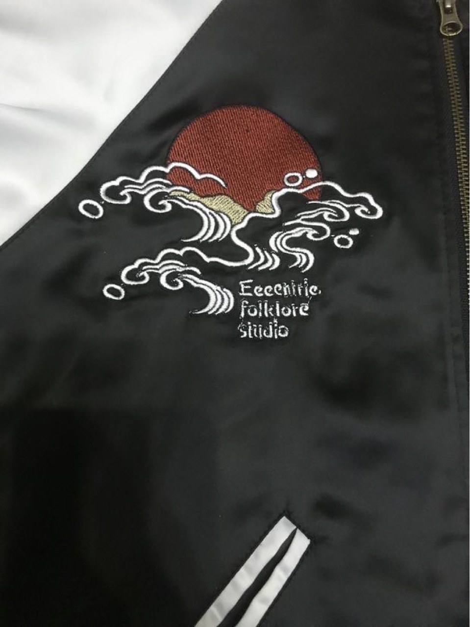 Spring And Autumn Cotton Casual Zipper Plus Fertilizer To Increase Zipper Pocket Jacket
