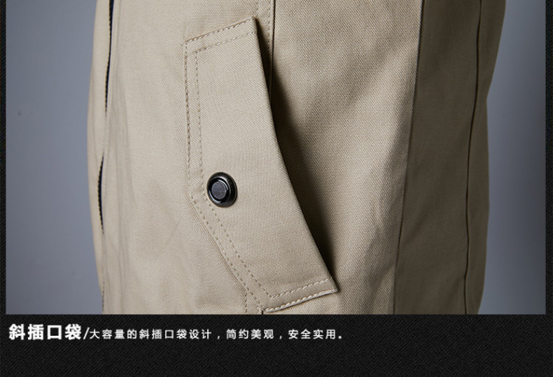 New Men's Jacket Casual Men's Youth Stand Collar Spring and Autumn Cotton Jacket