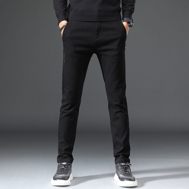 Men's Casual Pants Cotton Youth Trend Slim Pants