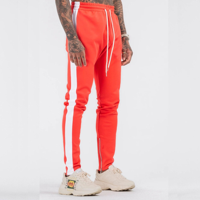 Casual Style Summer Season Men's Trousers Fit Color Matching Sport Pant