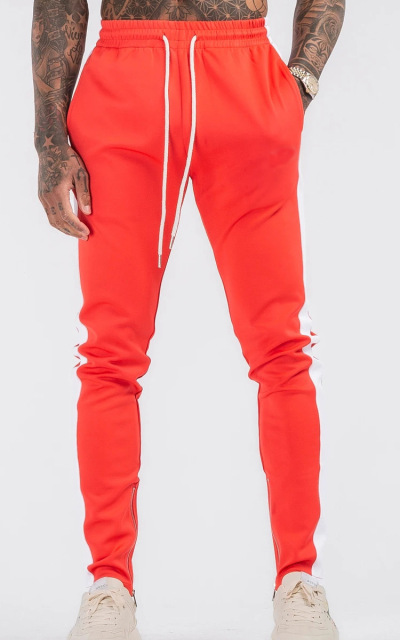 Casual Style Summer Season Men's Trousers Fit Color Matching Sport Pant