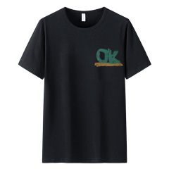 Summer New Men'S Short-Sleeved Multi-Color Round Neck Cotton Men'S Top Bottoming Shirt Men'S Loose Casual T-Shirt