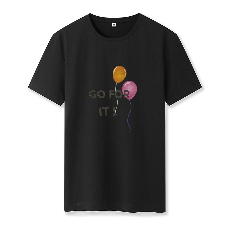 Summer New Men'S Short-Sleeved Multi-Color Round Neck Cotton Men'S Top Bottoming Shirt Men'S Loose Casual T-Shirt