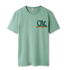 Summer New Men'S Short-Sleeved Multi-Color Round Neck Cotton Men'S Top Bottoming Shirt Men'S Loose Casual T-Shirt