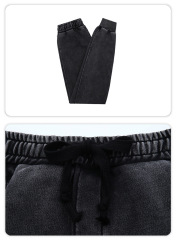 Acid Wash pants Man Heavy Cotton pants 320g/360g Vintage Washed joppers