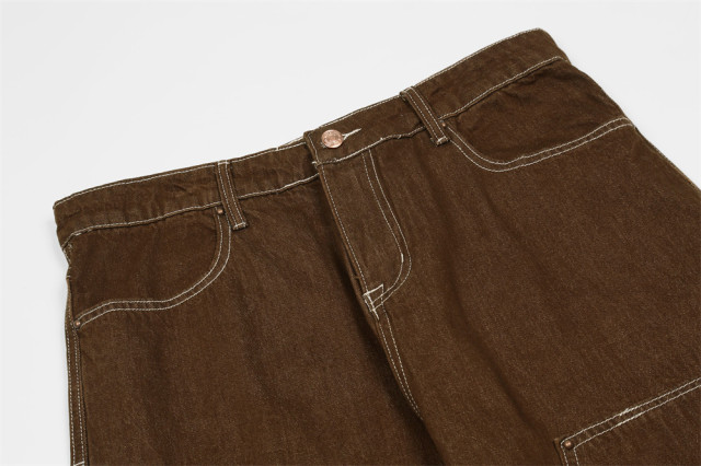 Solid Color Casual Pants Men'S Loose And Versatile Straight Trousers