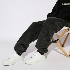 Acid Wash pants Man Heavy Cotton pants 320g/360g Vintage Washed joppers