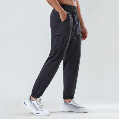 Men'S Summer Outdoor Quick-Drying Pants Loose Woven Elastic Leggings Fitness Casual Overalls Trousers