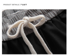 New Men's Nylon Pants Trendy Drawstring Harlem Casual Pants Men's Workwear Pants