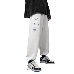 2022 Spring Fashion New Design Reflective Printing Men's Casual Trousers