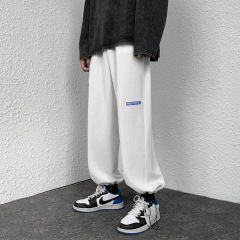 2022 Spring Fashion New Design Reflective Printing Men's Casual Trousers