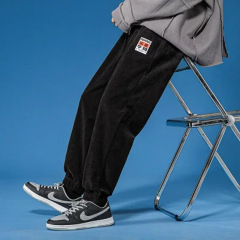 2022 Spring Fashion New Design Reflective Printing Men's Casual Trousers