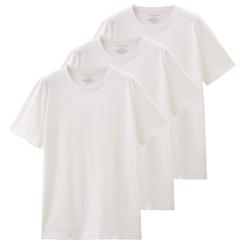 Men's Short Sleeve T-shirt Solid Cotton Summer Tops Clothes