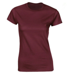 2022 Women's T-shirts 100% Cotton Short Sleeve Solid Color Women's Clothing