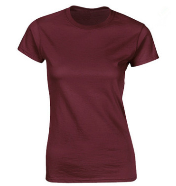 2022 Women's T-shirts 100% Cotton Short Sleeve Solid Color Women's Clothing