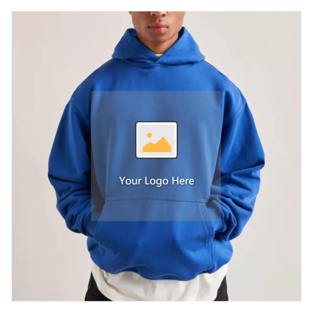 Lanwo Embossing Pullover Hoodies For Unisex Custom Printed Oversized Heavyweight French Terry Logo Silk Satin Lined Men Hoodie