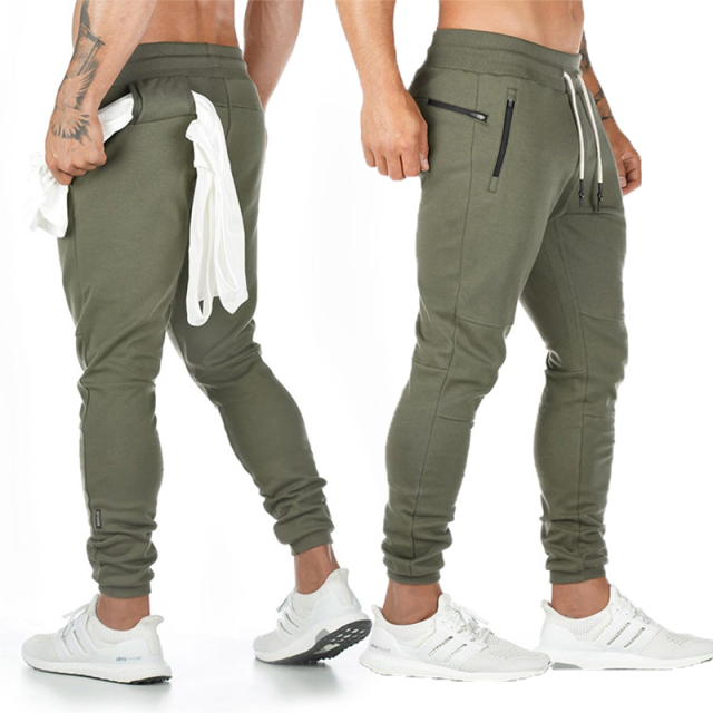 High Quality Men's Sweatpants Slacks Casual Elastic
