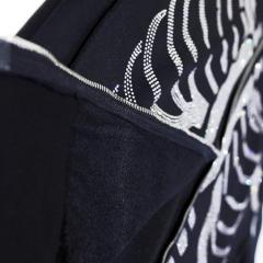 Heavyweight 100% Cotton Rhinestone Hoodies Men Bulk Manufacturer Graphic Custom Full Face Zip Logo French Terry Skeleton Hoodies