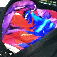 Lanwo Embossing Pullover Hoodies For Unisex Custom Printed Oversized Heavyweight French Terry Logo Silk Satin Lined Men Hoodie