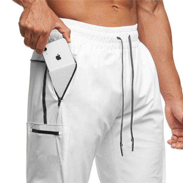 2021 Custom Men Stretch Woven Fitness Running Train