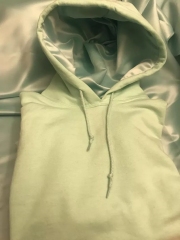 Custom Hoodie With No Labels Plain Color Cotton Streetwear Chenille Patches Printing Sweatshirt Men Silk Satin Lined Hoodies