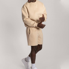 Wholesale Custom Logo Embroidery Pure Cotton Sweatpants And Hoodie Men's Two pieces Set Men's Tracksuits