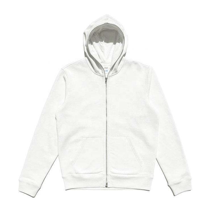 Custom Full Face Zip Up Face Blank Windbreaker Men Hoodie Jacket Coat Men Zip Unisex With Zipper No String Hoodies