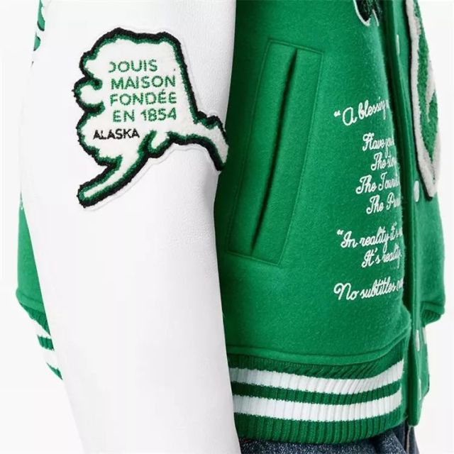 Cheap Hip Hop Bomber Baseball Jacket For Men Custom Leather Sleeve Chain Chenille Embroidery Windbreaker Vintage Varsity Jacket