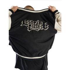 Custom Chenille Patch Embroidery Leather Jacket For Men Warm 100% Wool Vintage Bomber Outdoor Baseball Letterman Varsity Jacket