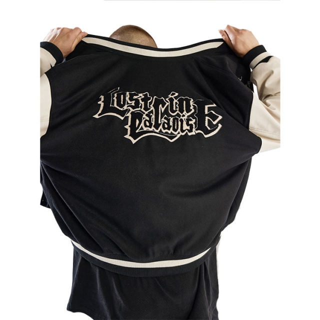 Custom Chenille Patch Embroidery Leather Jacket For Men Warm 100% Wool Vintage Bomber Outdoor Baseball Letterman Varsity Jacket