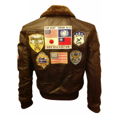 2022 HOT SALE GENUINE LEATHER Tom Cruise Flight Aviator jacket Customize Men OEM Factory Customize Jackets