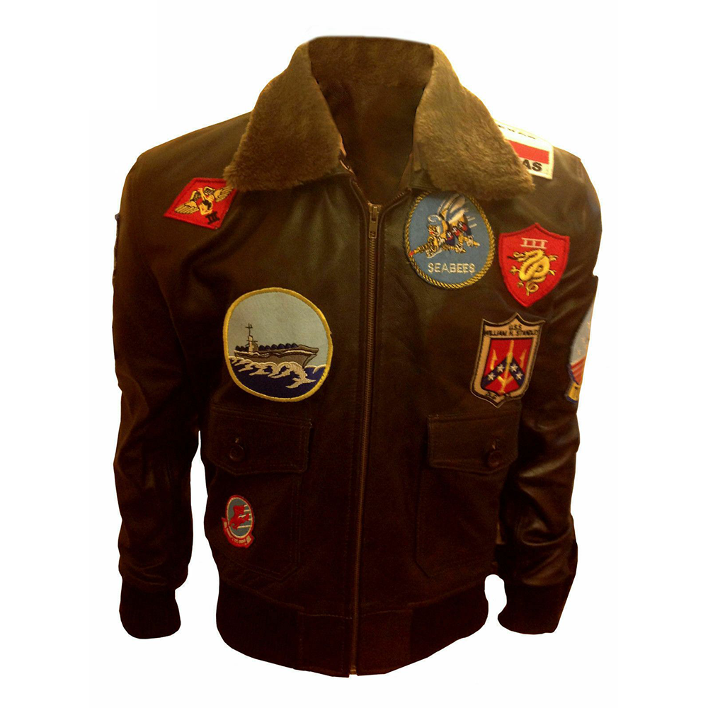 2022 HOT SALE GENUINE LEATHER Tom Cruise Flight Aviator jacket Customize Men OEM Factory Customize Jackets