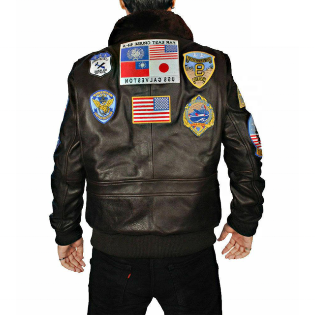 2022 HOT SALE GENUINE LEATHER Tom Cruise Flight Aviator jacket Customize Men OEM Factory Customize Jackets