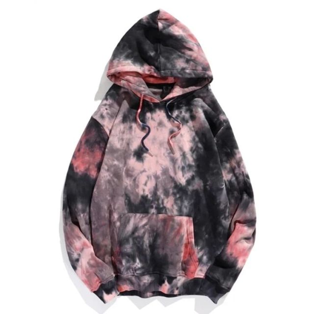 Couples Hoodie Fall Tie-Dye Hoodie For Men And Women Pullovers Casual Coat For Men Trend Loose Top