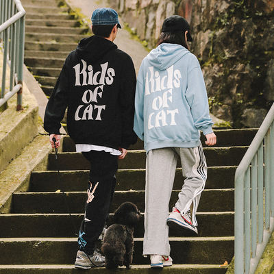 Heavyweight Oversized Men'S Hoodies Sweatshirts Multi Color Foam Printing With Logo Unisex Cotton Custom 3d Puff Print Hoodie