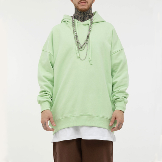 350g heavyweight sweatshirt for men and women oversize round neck tide pullover loose casual sweatshirt