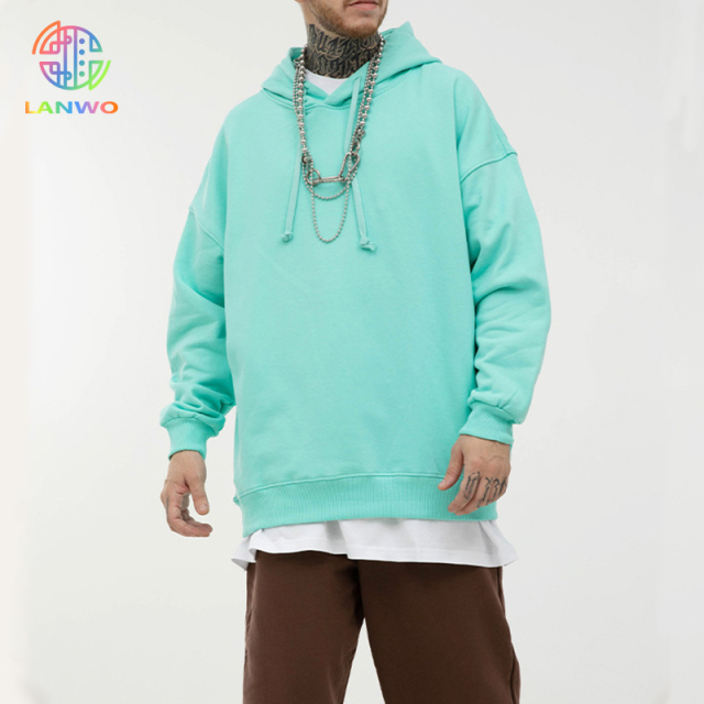 350g heavyweight sweatshirt for men and women oversize round neck tide pullover loose casual sweatshirt